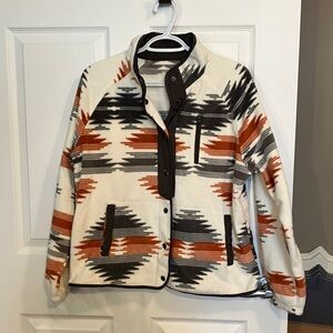 Women's Aztec Fleecy Jacket